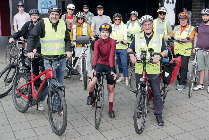 Gesamtschule Katernberg und ADFC Radtour zur Müngstener Brücke